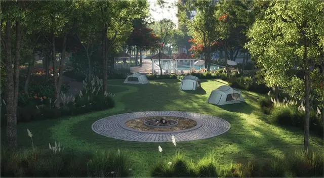 Camping ground at SOBHA Aranya