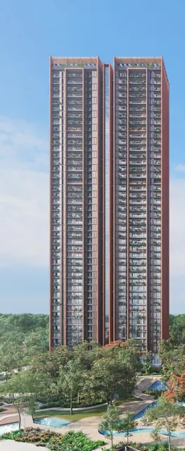 Tower 1 standalone signature tower at Sobha Aranya, Karma Lakelands Gurgaon