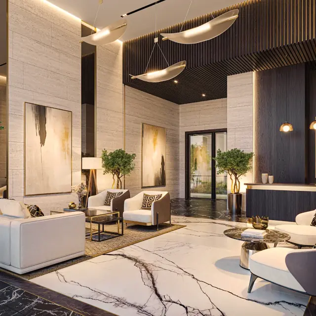 Entrance lobby at SOBHA Aurum