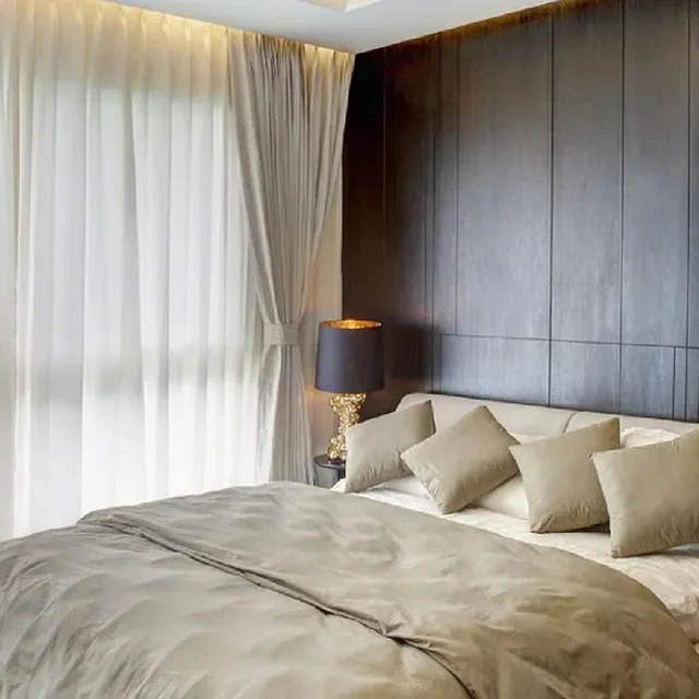Bedroom in a SOBHA International City villa