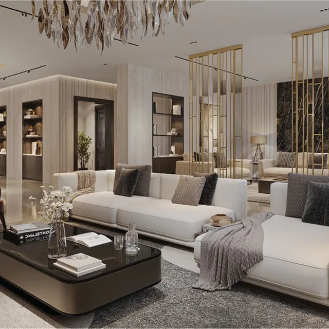 Family lounge in a Limited Edition Home at SOBHA International City