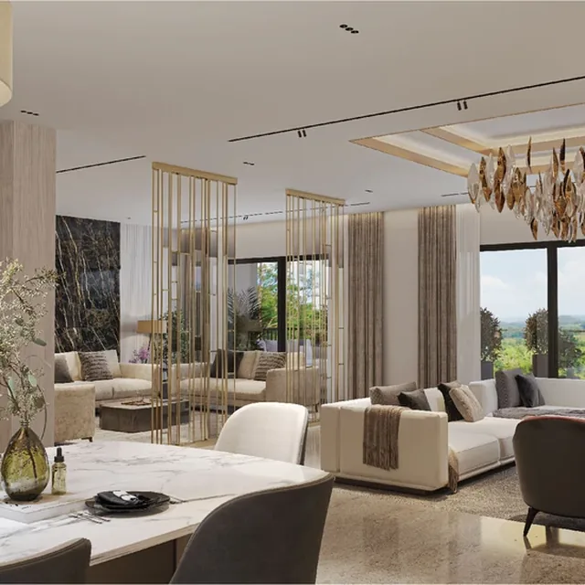 Formal living room in a Limited Edition Home at SOBHA International City
