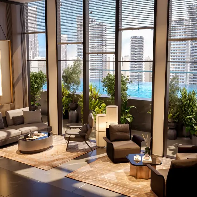 Business lounge at SOBHA Strada